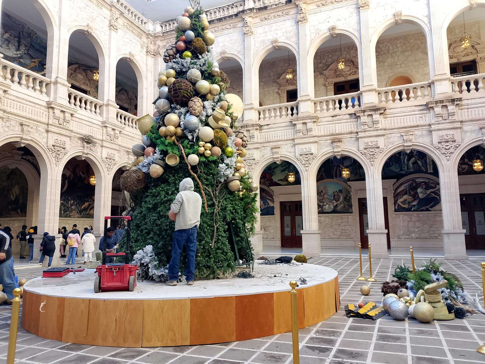 Se despide la Navidad en Palacio de Gobierno