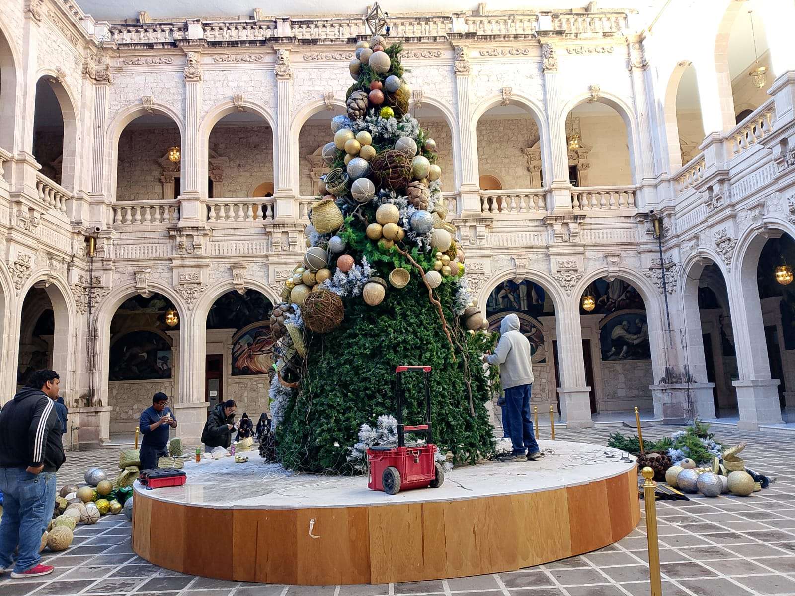 Se despide la Navidad en Palacio de Gobierno