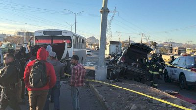 Deja choque en el R. Almada un muerto y 17 lesionados