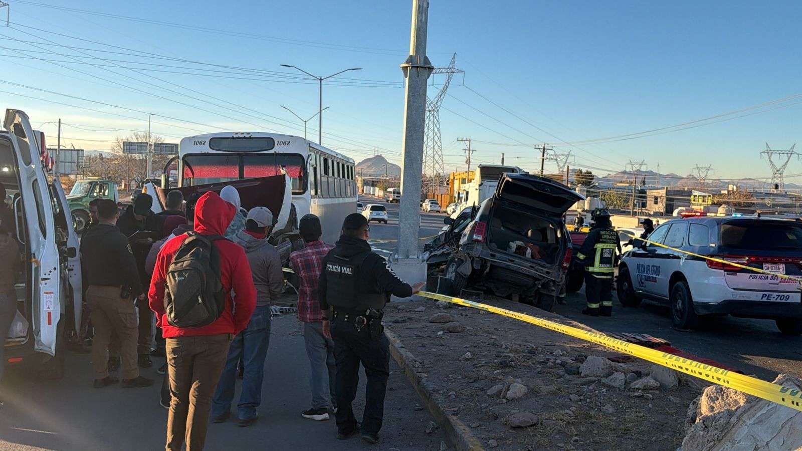 Deja choque en el R. Almada un muerto y 17 lesionados