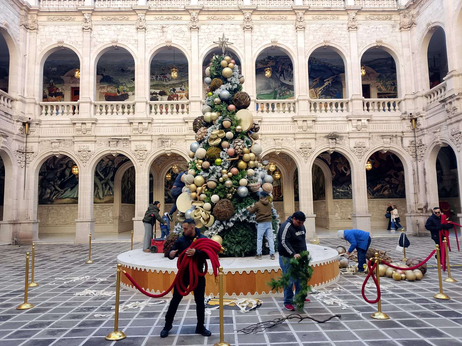 Se despide la Navidad en Palacio de Gobierno