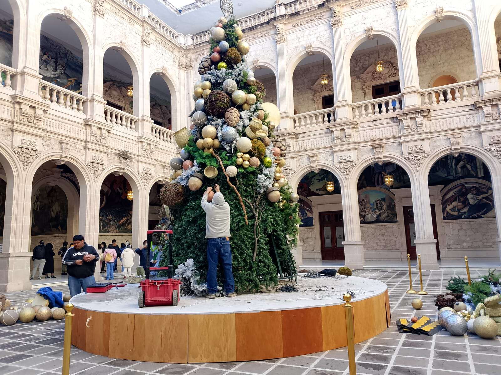 Se despide la Navidad en Palacio de Gobierno