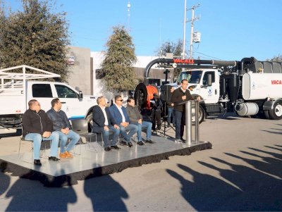 Adquiere Jmas Delicias nueva unidad de desazolve 