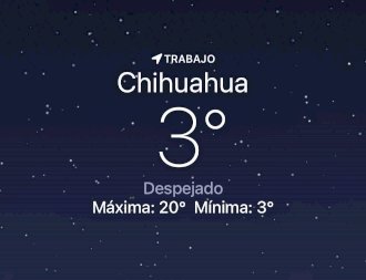 Amanece despejado con temperatura de 3 grados centígrados 