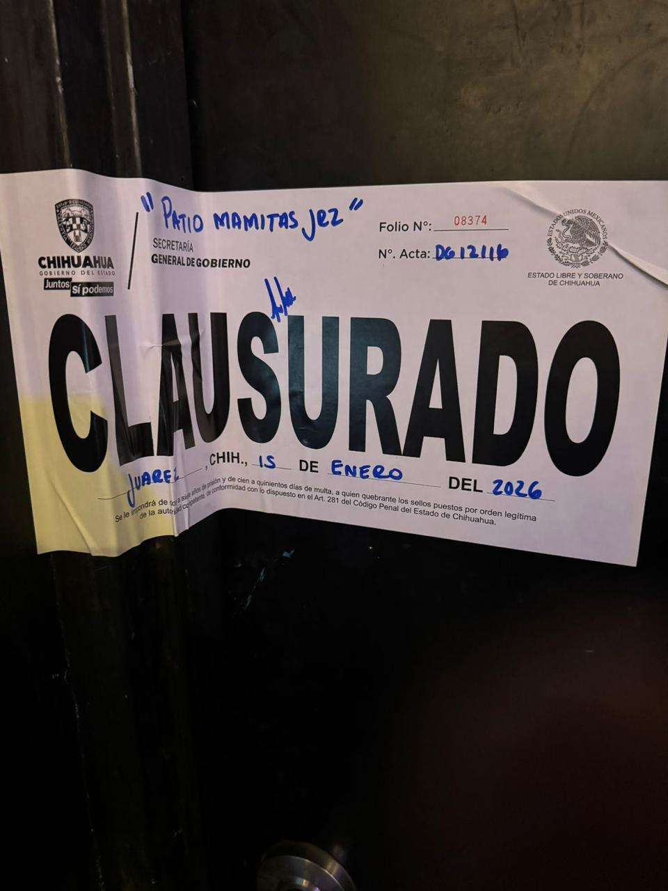 Clausuran ocho comercios con venta de licor en la semana 