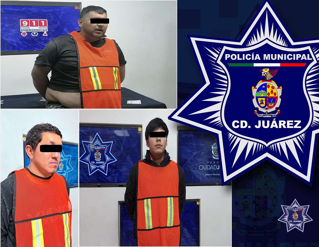 Arrestan a tres por violencia familiar
