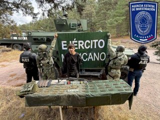 Detienen a uno con fusil y cartuchos en Guadalupe y Calvo