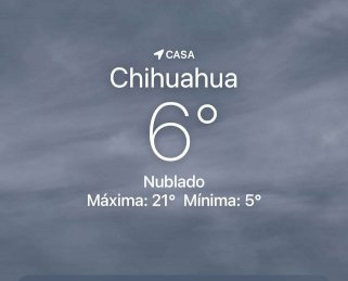 Se espera día nuboso con máxima de 21 grados centígrados 