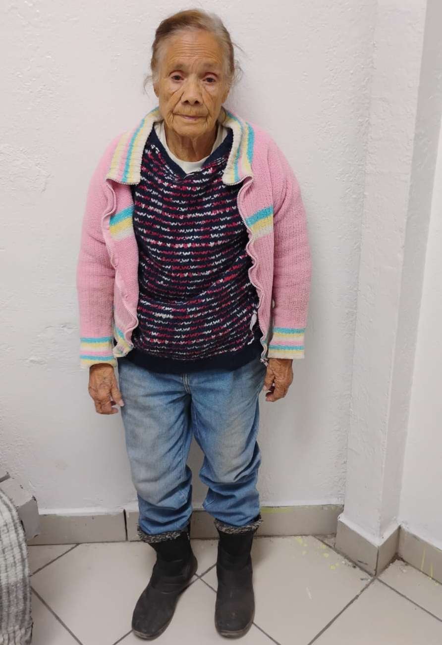 Solicitan apoyo para localizar a familiares de mujer de 86 años extraviada en Los Nogales