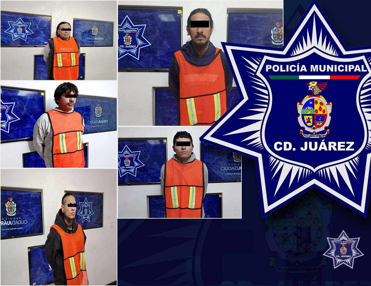 Arrestan a 5 personas con órdenes de aprehensión vigentes