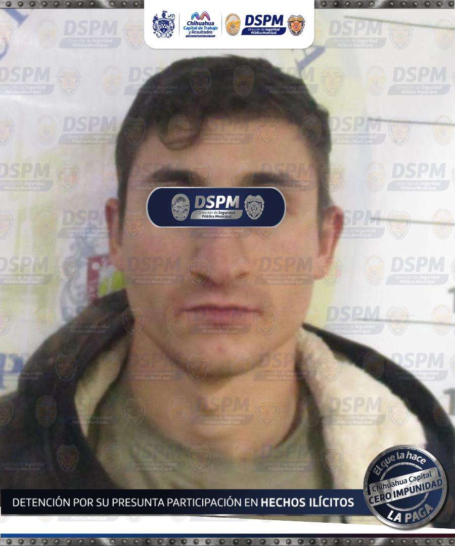 Detienen en Valle Dorado a joven en poder de una Uzi y 29 cartuchos útiles