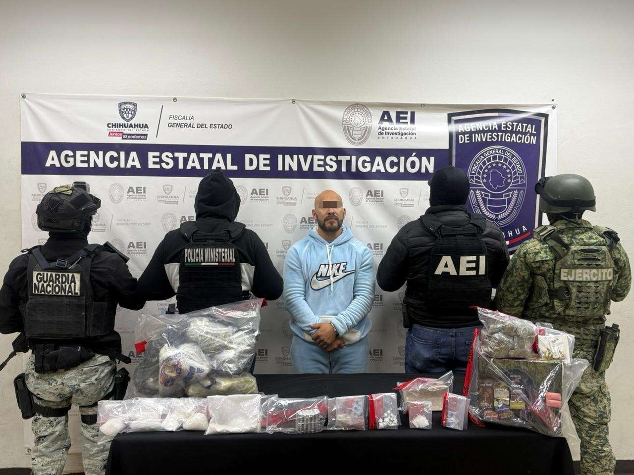 Detienen a hombre con droga en la Lucio Cabañas 