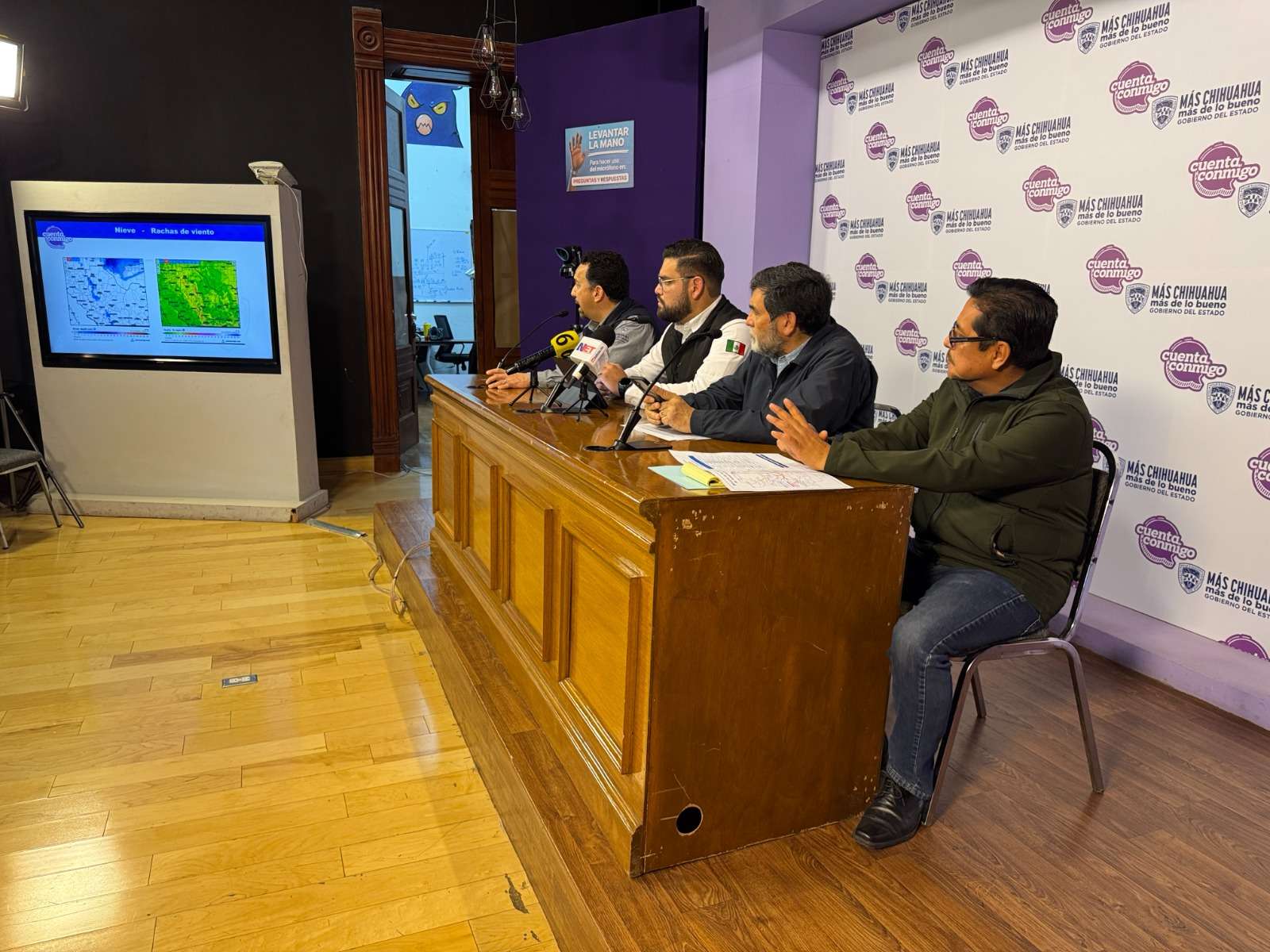 Alista Estado operativo ante arribo de tercera tormenta invernal 