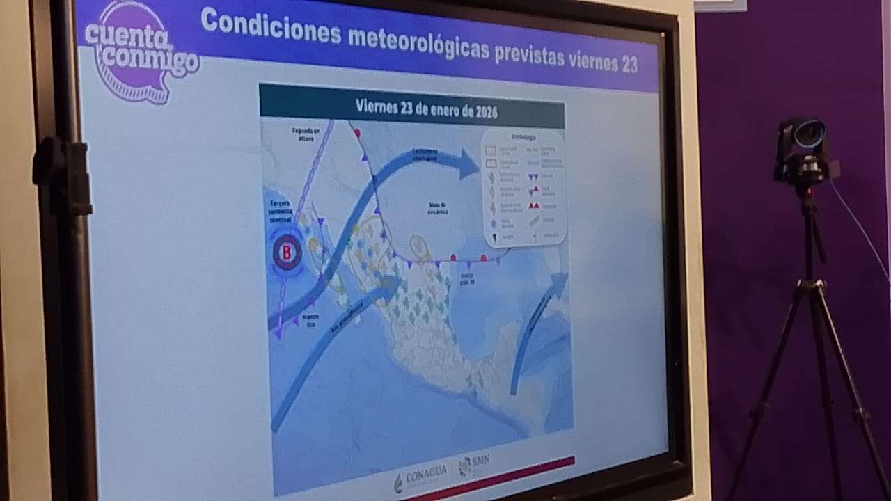 Se esperan frentes fríos con lluvias, nieve y fuertes vientos en el estado 