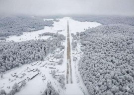 Sorprenden paisajes de nieve en distintos puntos de Chihuahua 