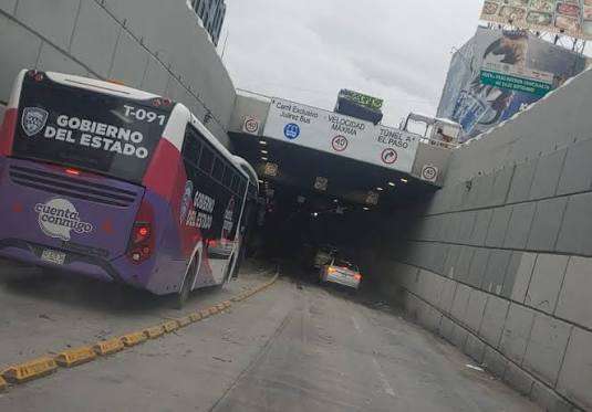 Cierran estaciones Catedral y Ex Aduana del JuárezBus por precipitaciones