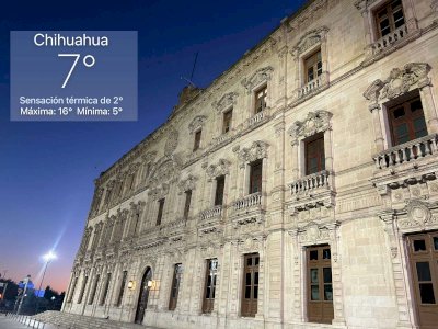 Prolonga frío su presencia en Chihuahua capital; amanece a 7 °C