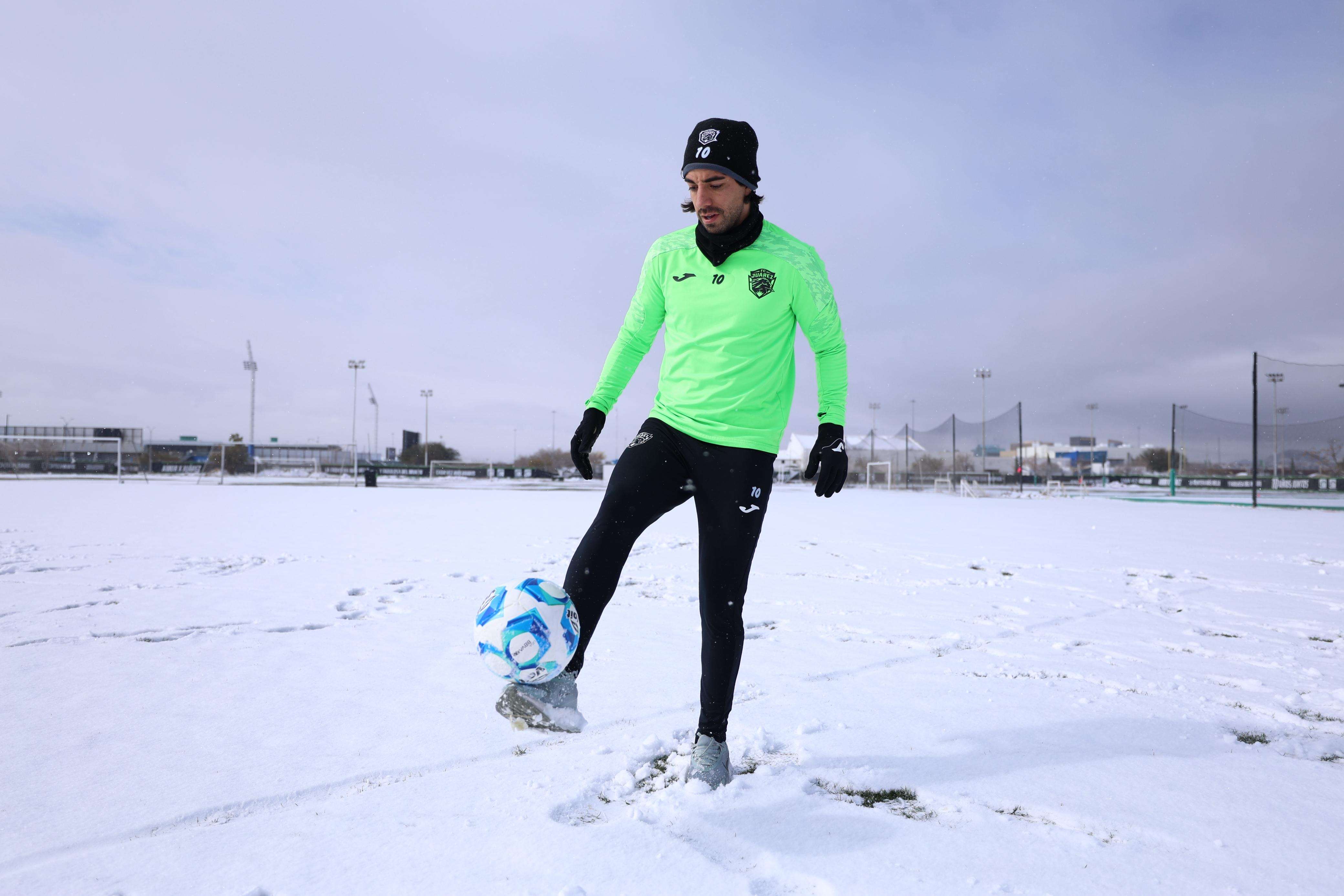Afinan Bravos preparación bajo la nieve