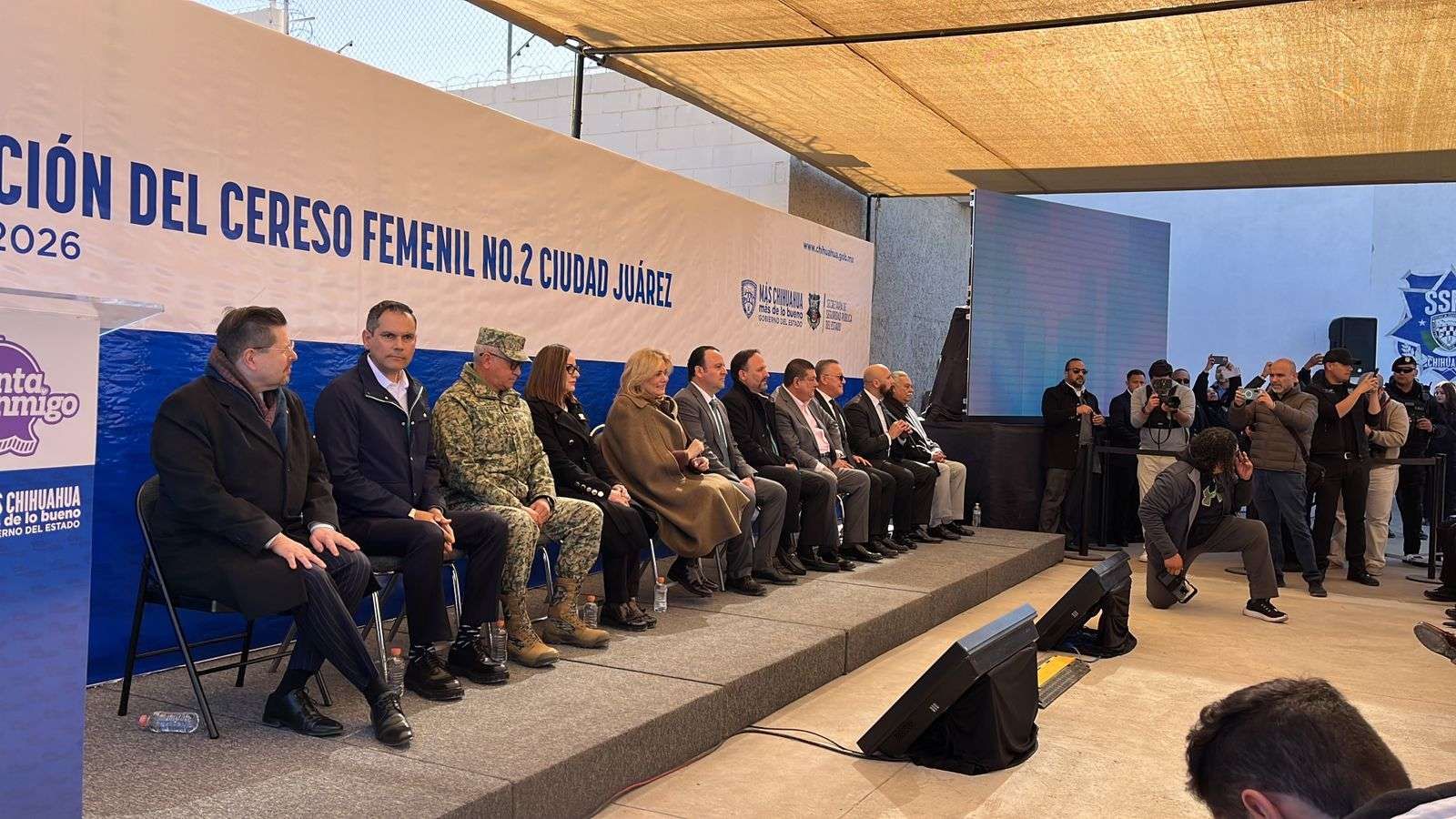Inaugura Maru Campos el Cereso Femenil 2 y el Cersai 2 en Juárez