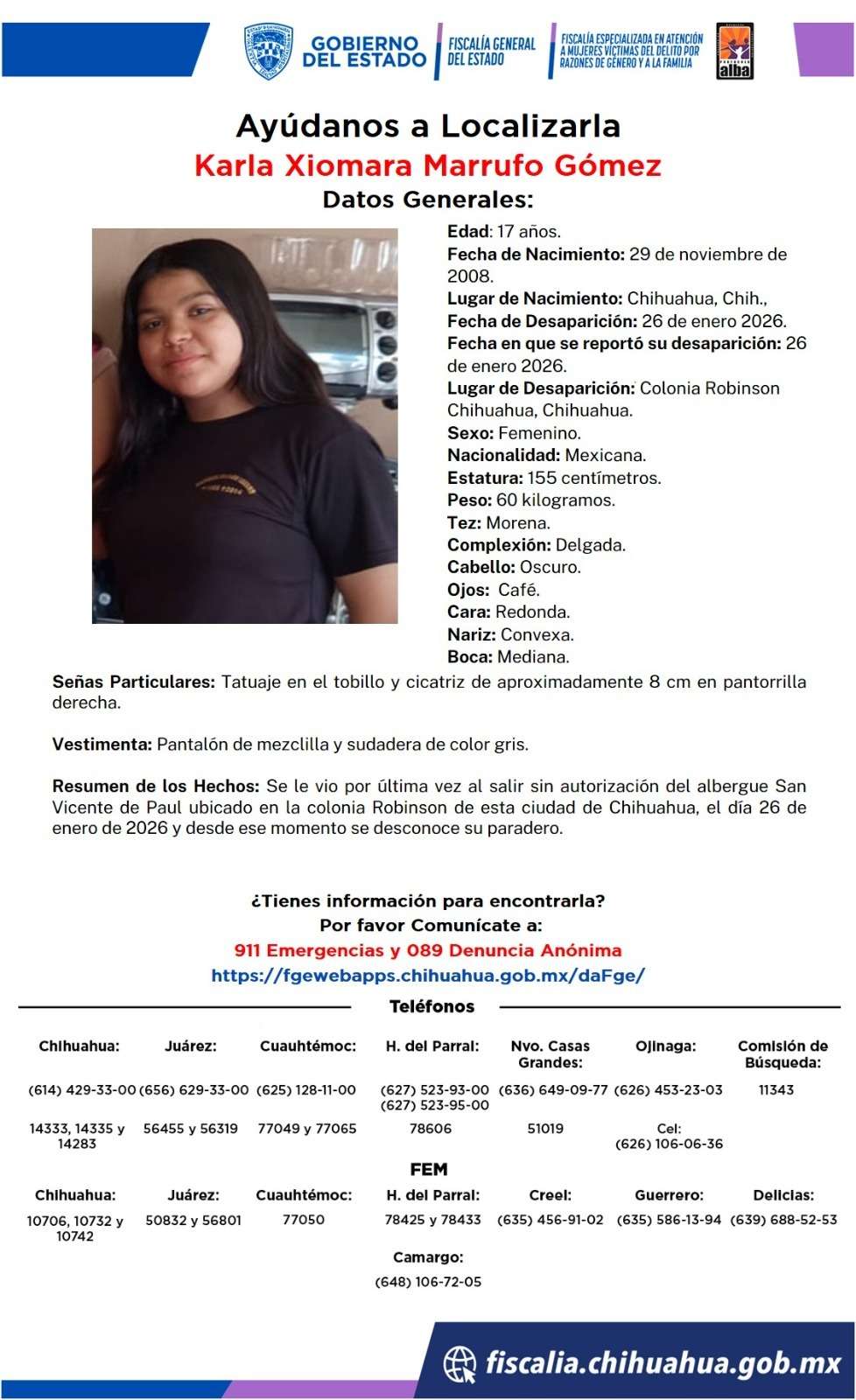 Buscan a 3 jovencitas desaparecidas en la ciudad 