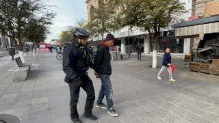Lo detienen por portar un cuchillo en pleno centro de la ciudad