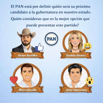 Lidera Bustillos encuesta sobre aspirantes del PAN