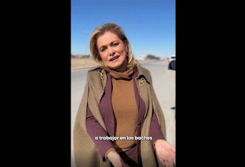 Exige Maru a Pérez Cuéllar arreglar calles de Juárez al caer en bache 