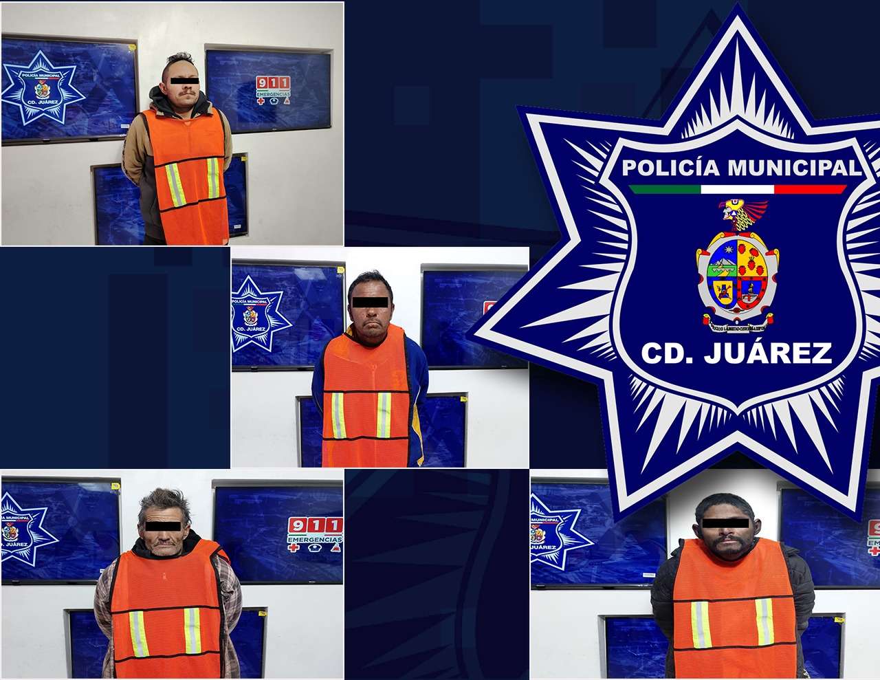 Detienen a 4 prófugos de la justicia