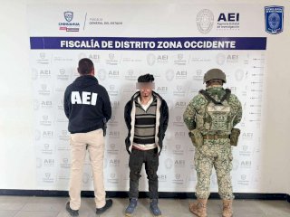 Detienen a uno con droga durante operativo en Cuauhtémoc