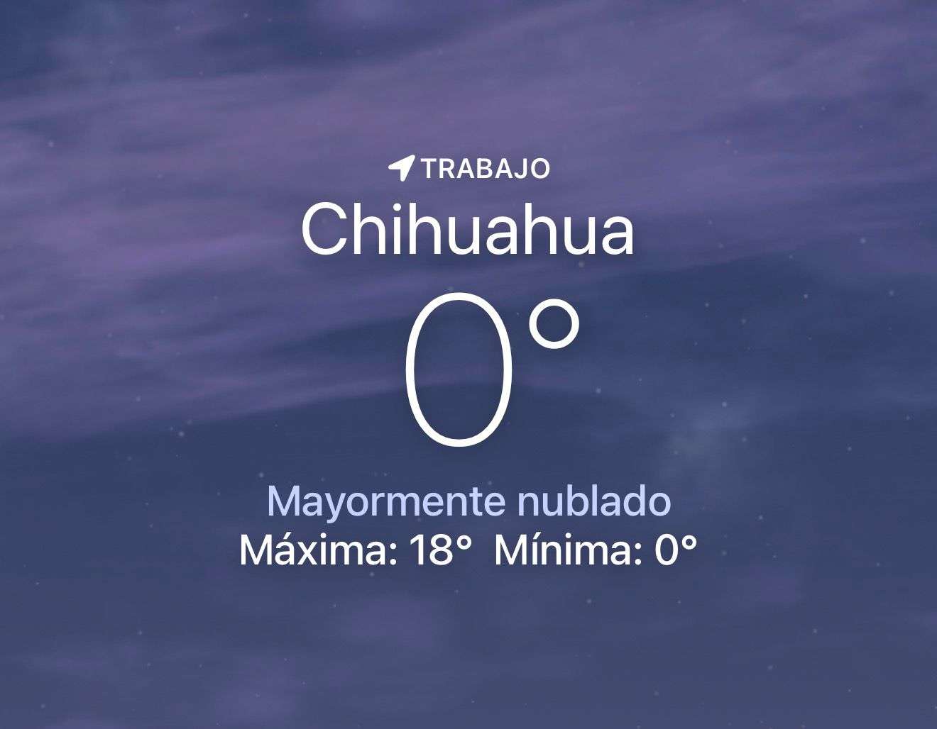 Se espera día nuboso con temperatura de 18 grados centígrados 