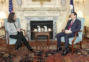 Se reúne Machado con Rubio en Washington 