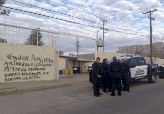 Dejan mensajes amenazantes en 2 escuelas