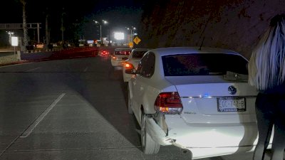 Atienden autoridades dos choques consecutivos en el Perijuv 