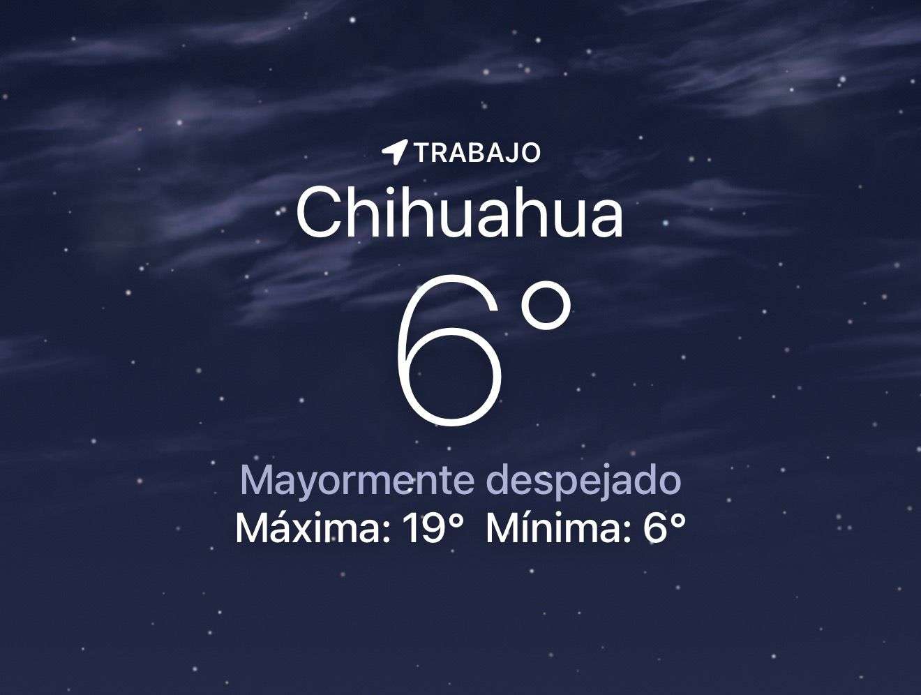 Se espera día nuboso con temperatura de 19 grados centígrados 