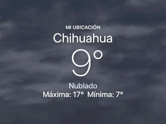 Se espera día nuboso con temperatura de 17 grados centígrados 