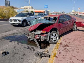 Se registra caos vehicular por choque en el Perijuv