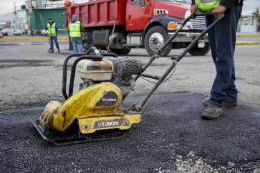 Atienden más de mil 500 baches del 26 al 30 de enero