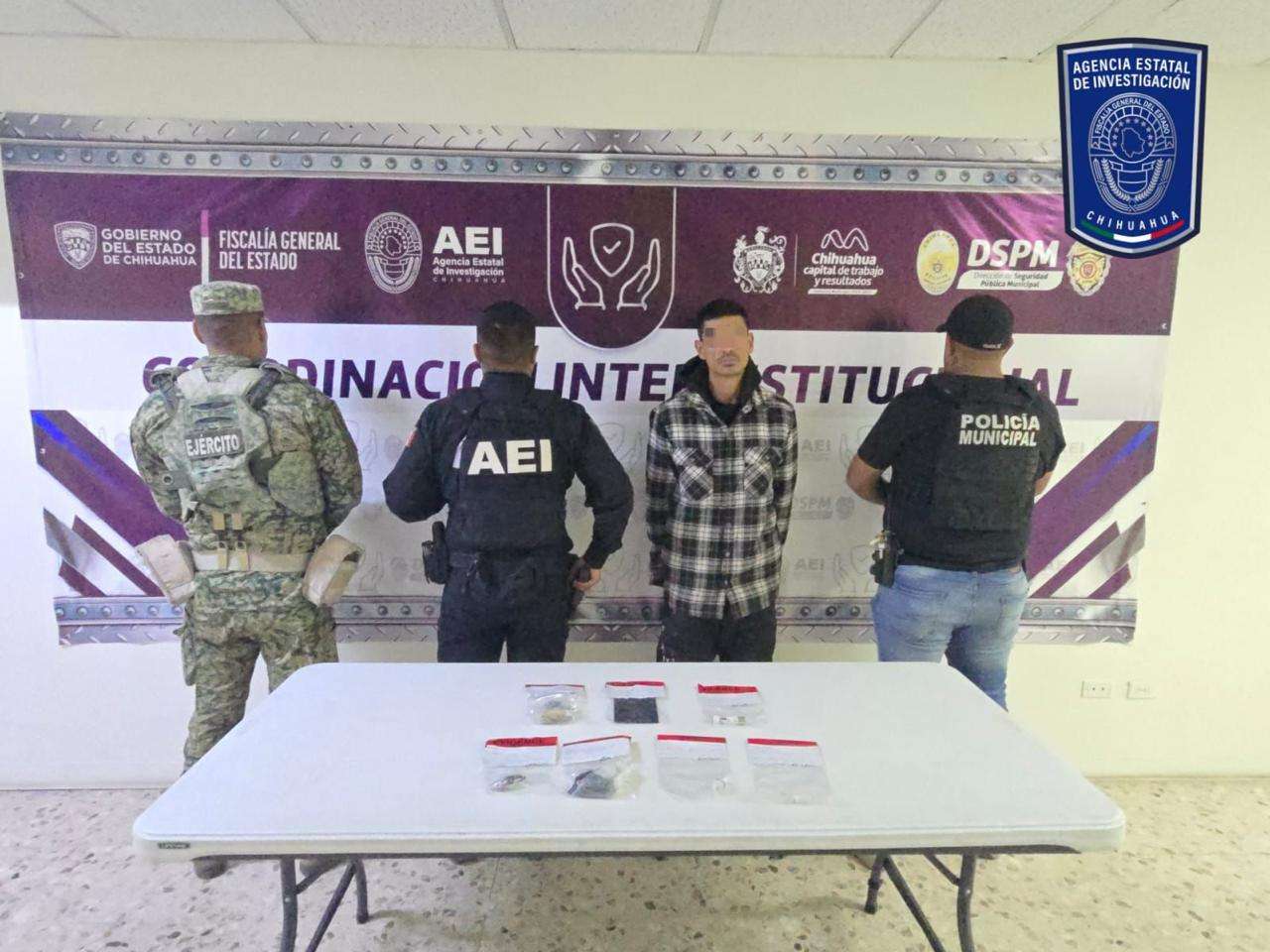 Cae con heroína tras cateo en la Francisco Villa