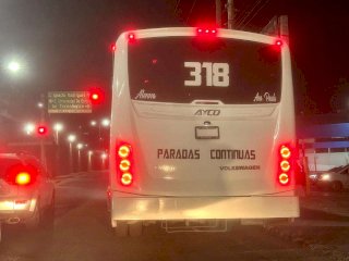 Detectan camión urbano pirata al norte de la ciudad 