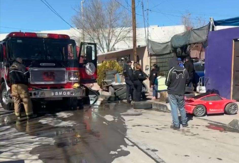 Incendio en vivienda de la Fray García