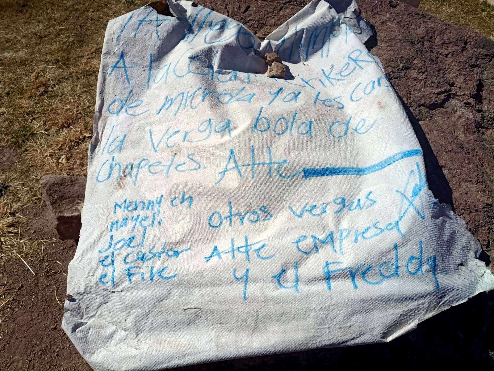 [Las amenazas de El Fredy]