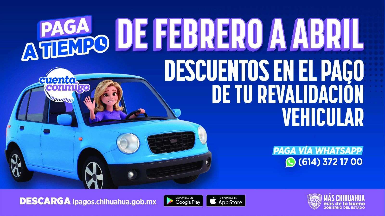Anuncian descuentos y costos de revalidación 2026
