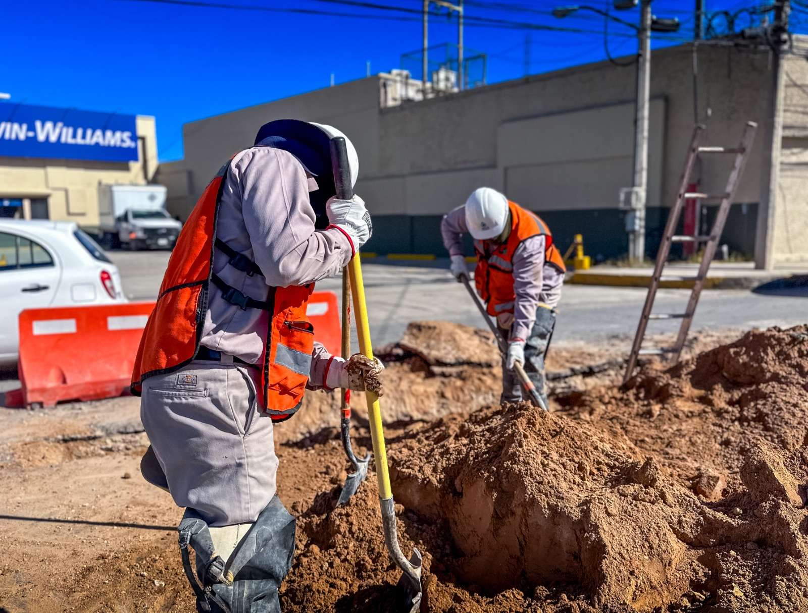 Continúa la JMAS trabajando en reparación de hundimientos