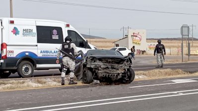 Deja accidente en carretera a Cuauhtémoc 3 niños y 2 adultos heridos 