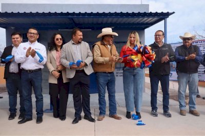 Inaugura Gobierno del Estado diversas obras en Saucillo 