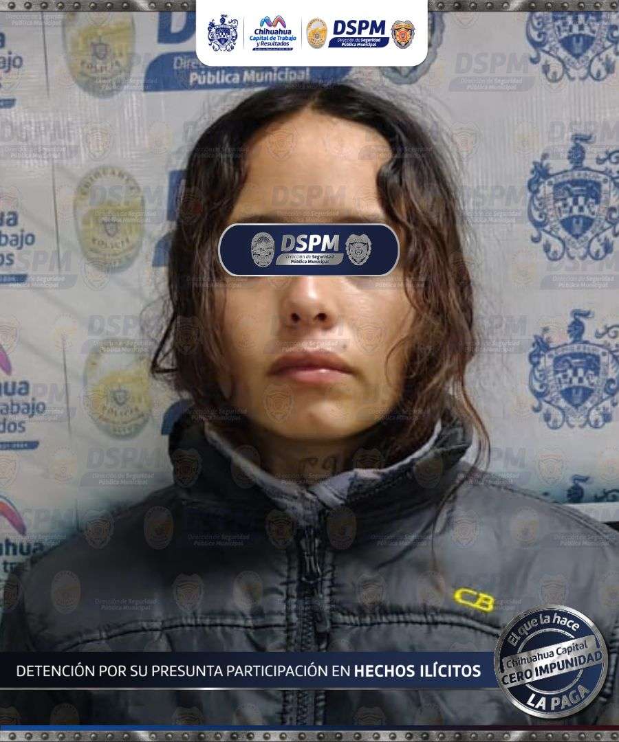 Detienen a mujer con moto robada en la Campesina