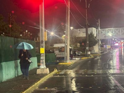 Amanece lluvioso con temperatura de 12 grados centígrados 