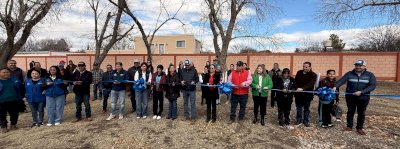 Inauguran en Villa Matamoros barda perimetral de Secundaria 