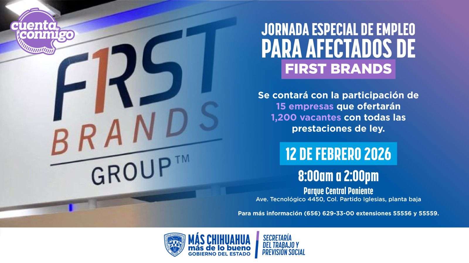 Ofrecen 1200 vacantes a exempleados de First Brand Group