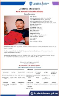 Desaparece joven en el seccional Lázaro Cárdenas